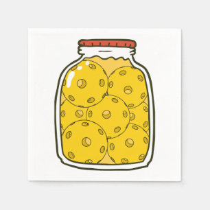 Serviette En Papier Barrage de Pickleball