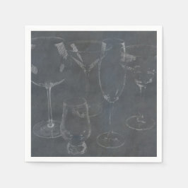 Serviette En Papier Barware en verre