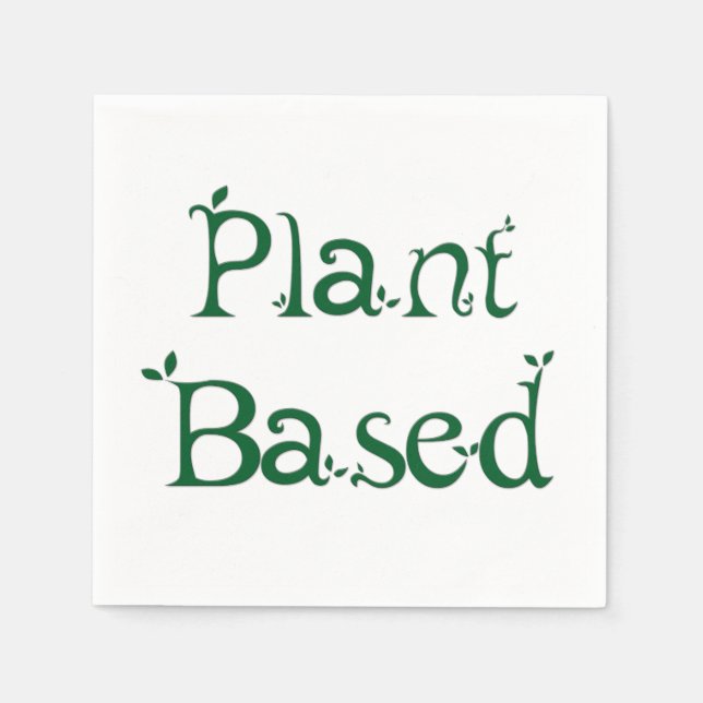 Serviette En Papier Basé sur le plante (Devant)