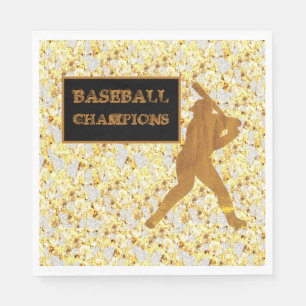 Serviette En Papier Baseball