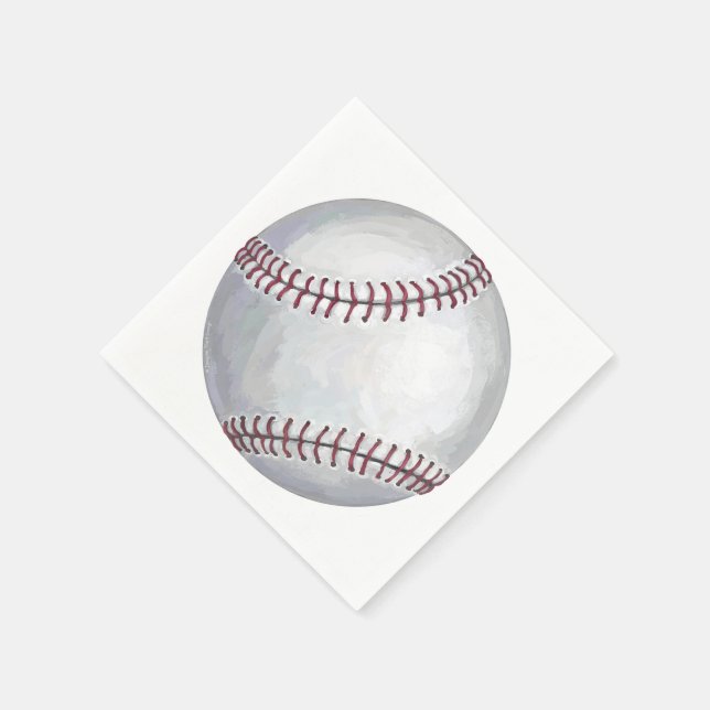 Serviette En Papier Baseball (Coin)