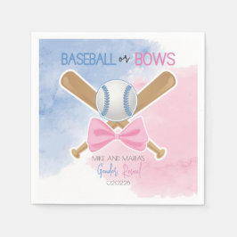 Serviette En Papier Baseball ou arcs Papier serviettes