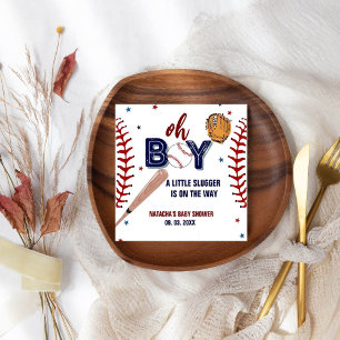 Serviette En Papier Baseball Sports Petite salope Baby shower garçon