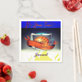 Serviette En Papier Basket-ball vintage