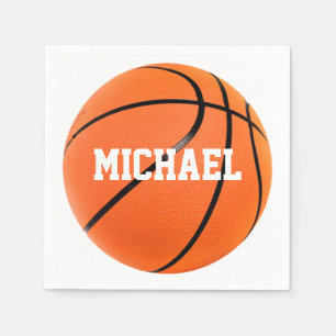 Serviette En Papier Basket-ball Votre nom