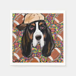 Serviette En Papier Basset Hound
