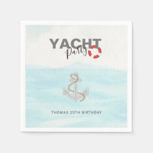 Serviette En Papier Bateau bateau bateau bateau croisière fête d'anniv