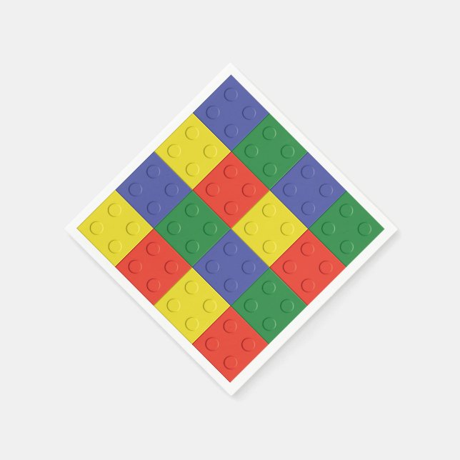 Serviette En Papier Bâtiment Blocs et briques Partie Napkins (Coin)