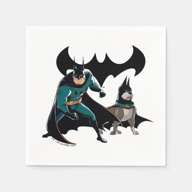 Serviette En Papier Batman & Ace (Devant)