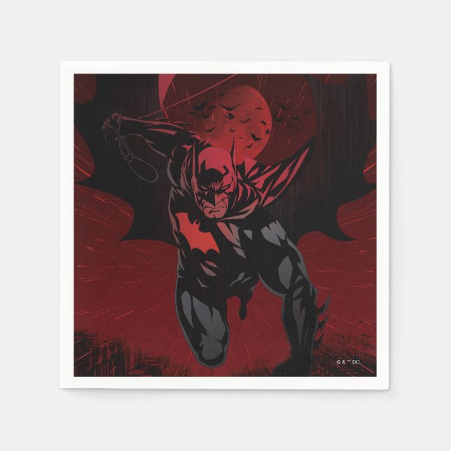 Serviette En Papier Batman Crimson Leap (Devant)