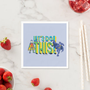 Serviette En Papier Batman Faisons ceci