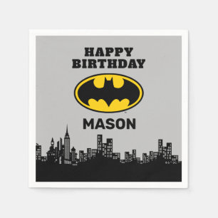 Serviette En Papier Batman - Gotham City Anniversaire