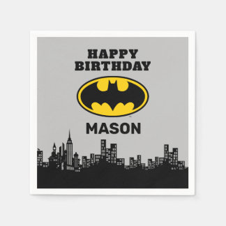 Serviette En Papier Batman - Gotham City | Anniversaire