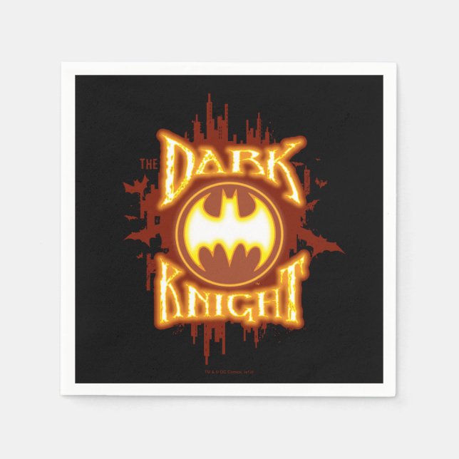Serviette En Papier Batman | Le Chevalier sombre (Devant)