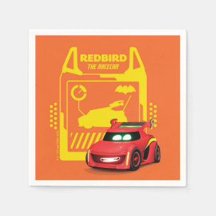 Serviette En Papier Batwheel™ Redbird - Le Racecar