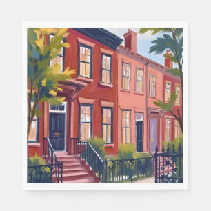 Serviette En Papier Beacon Street Boston Massachusetts