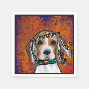 Serviette En Papier Beagle