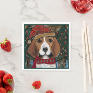 Serviette En Papier Beagle