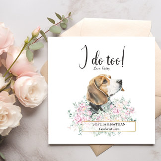 Serviette En Papier Beagle Chien Mariage Cocktail Napkins
