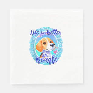 Serviette En Papier Beagle propriétaire chien chiot maman beagle chien