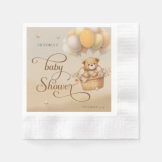 Serviette En Papier Bearly wait bébé douche Papier Napkin