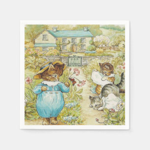 Serviette En Papier Beatrix Potter Kittens