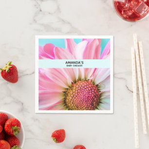 Serviette En Papier Beau Baby shower photo Rose Flower Up