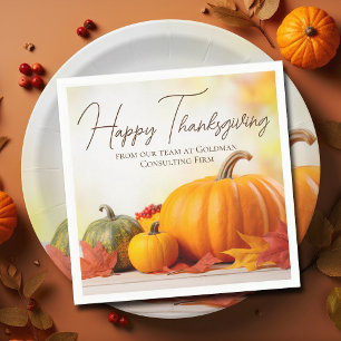 Serviette En Papier Beau Bon thanksgiving Personnalisable Partie