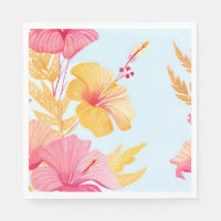 Beau Hibiscus | Aquarelle de fleur tropicale