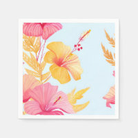 Beau Hibiscus | Fleur Tropicale Aquarelle