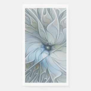 Serviette En Papier Beauté élégante Moderne Abstraite Fractal Art Flow