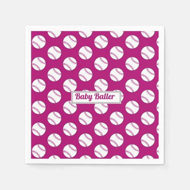 Serviette En Papier Bébé baller Papier serviette (Devant)