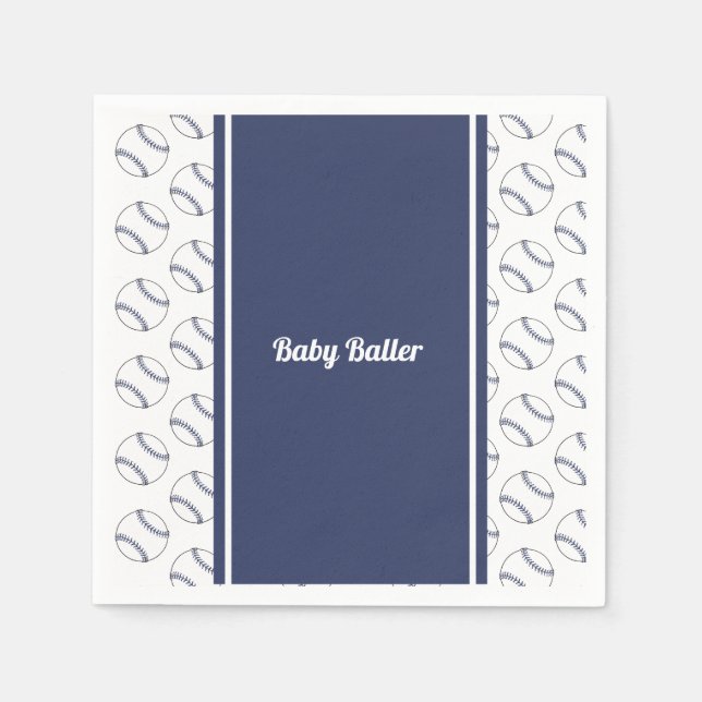 Serviette En Papier Bébé Baller papier serviette (Devant)