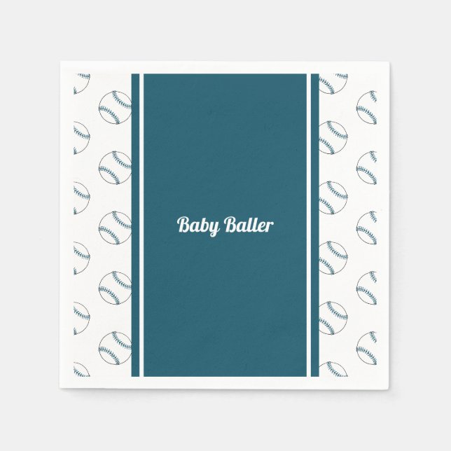 Serviette En Papier Bébé Baller papier serviette (Devant)