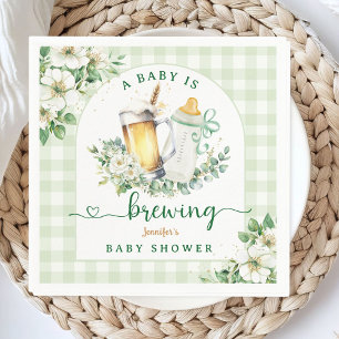 Serviette En Papier Bébé brasse Bière papier Baby shower Napkin