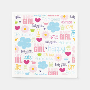 Serviette En Papier Bébé fille