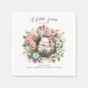 Serviette En Papier Bébé fleuri coloré printemps Baby Girl Douche