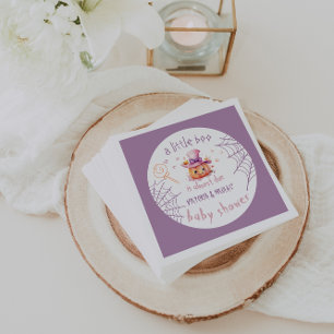 Serviette En Papier Bébé Halloween presque né Fête de bébé fille