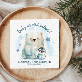 Serviette En Papier Bébé Il fait froid dehors