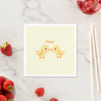 Bébé mignon Baby shower de poussin jaune