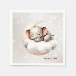 Serviette En Papier Bébé mignon dormant Animaux Beaux