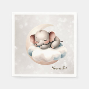 Serviette En Papier Bébé mignon dormant Animaux Beaux