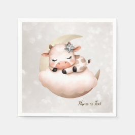 Serviette En Papier Bébé mignon dormant Animaux Beaux