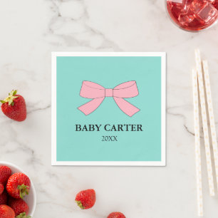 Serviette En Papier BÉBÉ Révéler Sprinkine Douche personnalisée