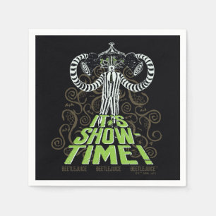 Serviette En Papier Beetlejuice   It's Show Time!