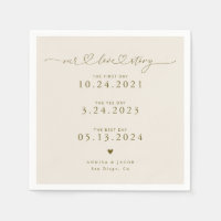 Beige Our Love Story Script Hearts Mariage