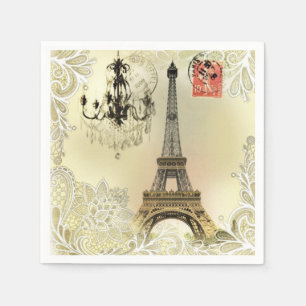 Serviette En Papier beijal lace chandelier eiffel