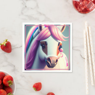 Serviette En Papier Belle 3D Spirit Pony 2 Party