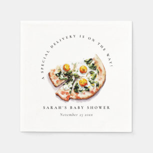 Serviette En Papier Belle livraison spéciale Pizza Baby shower Party