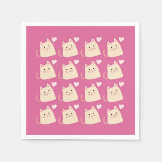 Serviette En Papier Belle serviette Kittens par Lilia